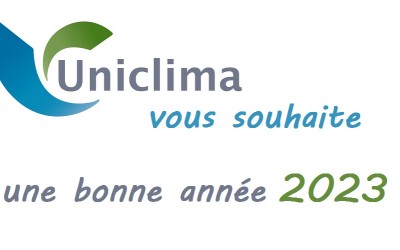 Toute l'équipe d'Uniclima vous adresse ses meilleurs voeux pour cette nouvelle année !